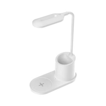 LED Asztali lámpa LED/3W/5V vezeték nélküli töltéssel fehér PDL1930W kép