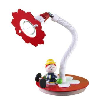 LED asztali lámpa tűzoltó Fred, piros és fehér kép