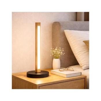 LED asztali lámpa VERDE LED/10W/230V 3000K tölgy/fekete LN-1.292/DĄB