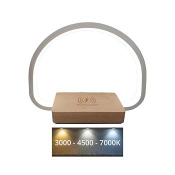 LED Asztali lámpa vezeték nélküli töltéssel LED/10W/5V 3000-7000K 034 0001055 kép