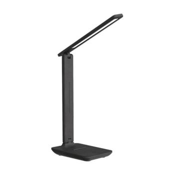 LED asztali lámpa WILLY 5W 3CCT (3500K/5000K/6500K) 300lm fekete fokozatmentes fényerőszabályozás 5V-USB 5301720 VITO kép