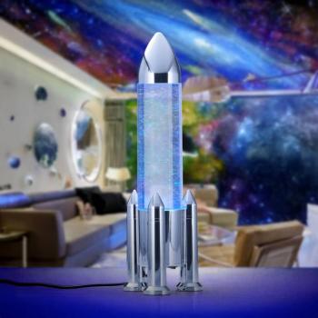 LED asztali világítás Apollo, titán színű, magasság 33 cm, RGB, USB kép