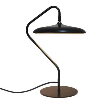 LED asztali világítás Artist, fekete, magasság 41 cm, fém kép