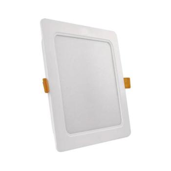 LED süllyesztett lámpatest RUBIC, négyzet, fehér, 18W, természetes fehér, 4000K, 1800, 220–240V, CRI> 80, IP20, EMOS, ZD2442 kép