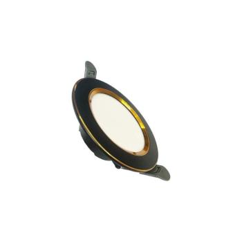 LED Beépíthető lámpa LED/7,5W/230V 4000K fekete/arany LDL321BG kép