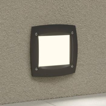 LED beépíthető lámpa Leti 100 Square fekete 3W CCT kép