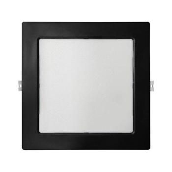 LED Beépíthető lámpa SQUARE LED/18W/230V 4000K 22x22 cm fekete 008 0001212 kép