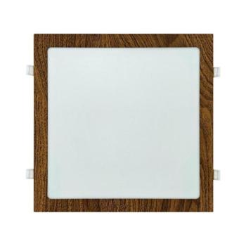 LED Beépíthető lámpa SQUARE LED/24W/230V 4200K 29,2x29,2 cm barna 008 0001161 kép