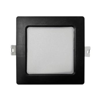 LED Beépíthető lámpa SQUARE LED/6W/230V 4000K 12x12 cm fekete 008 0001210 kép