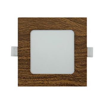 LED Beépíthető lámpa SQUARE LED/6W/230V 4200K 11,8x11,8 cm barna 008 0001158 kép