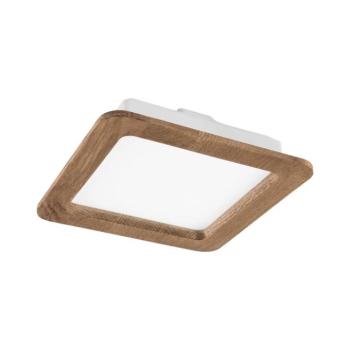 LED Beépíthető lámpa WOODY SPOT LED/17W/230V 3000K dió 18,5x18,5 cm LD-PK-1/ORZECH kép