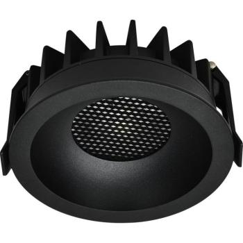 LED cob mélysugárzó 15w CCT kerek, fekete - bridgelux, 1500 lm, Optonica, 12033 kép