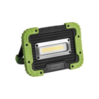 EMOS Akkumulátoros COB LED lámpa 5W 600lm, fekete, zöld, IP44, P4534 kép