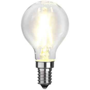 LED csepp lámpa E14 P45 2W 2700K izzószál kép