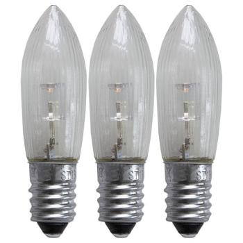 LED csere lámpa E10 0,2W 2,100K 3 darabos csomagban kép