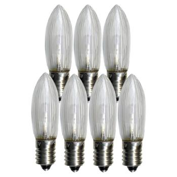 LED csere lámpa E10 0,2W 2,100K 7-es csomagban kép