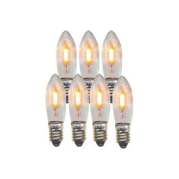 LED csereizzó gyertya E10 0,5W világos 14-55VAC/DC 7xset kép