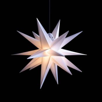 LED csillag kültéri használatra, 18-pontos, fehér, Ø 40 cm kép