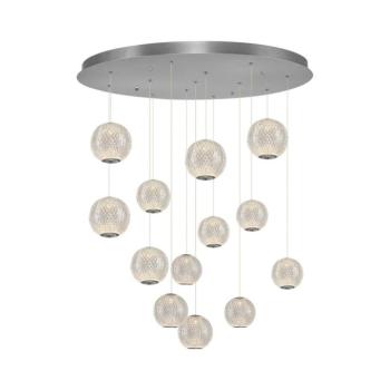 LED csillár kábelen CREMONA 13xLED/5W/230V 3000K matt króm 414LRC1377 kép