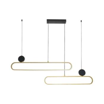 LED csillár kábelen FLORENTYNA LED/48W/230V 4000K arany/fekete 333902 kép