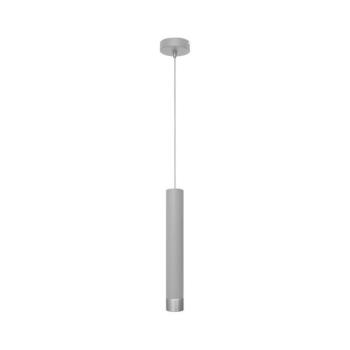 LED csillár TUBA 1xGU10/4,8W/230V szürke/matt króm, kábelre szerelhető W-KM 1111/1 GR+CH kép