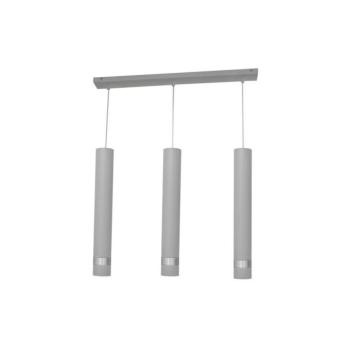 LED csillár TUBA 3xGU10/4,8W/230V szürke/fényes króm W-L 1111/3 GR+CH+GR kép