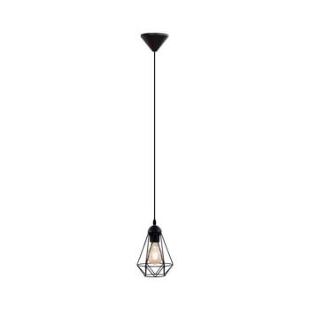 LED csillár zsinóron 1xE27/6,5W/230V 2500K fekete 9A21996