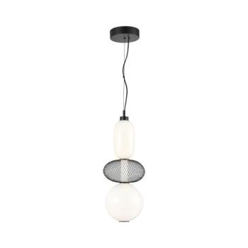 LED Csillár zsinóron ARAME LED/23W/230V átm. 22 cm fekete ML1433 kép