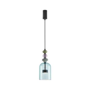 LED Csillár zsinóron ARTE LED/12W/230V átm. 16 cm fekete ML0358 kép