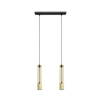 LED Csillár zsinóron BARS 2xGU10/4,8W/230V arany/fekete W-L 1115/2 GO kép