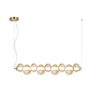 BOLLA LED/32W/230V kábeles csillár arany/füstös bézs ML1426 kép