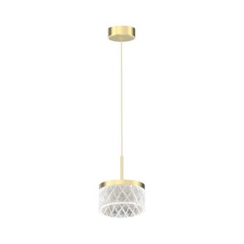 LED Csillár zsinóron ELEGANCE LED/9W/230V átm. 15 cm arany ML0995 kép