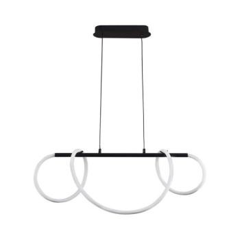 LED Csillár zsinóron EMMA LED/38W/230V fekete 329080 kép