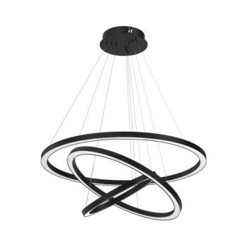 LED Csillár zsinóron GALAXIA LED/85W/230V fekete ML8789 kép