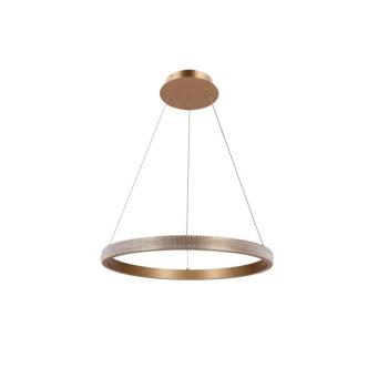 LED Csillár zsinóron HASHIM LED/34W/230V átm. 60 cm réz 31-28440 kép