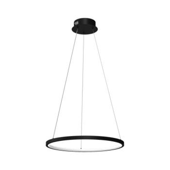 LED Csillár zsinóron HOOP LED/27W/230V átm. 50 cm 4000K fekete ML1541 kép