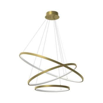 LED Csillár zsinóron HOOP LED/93W/230V átm. 80 cm 4000K arany ML1547 kép