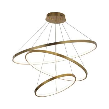 LED Csillár zsinóron LEA LED/60W/230V 4000K átm. 80 cm arany 330031 kép