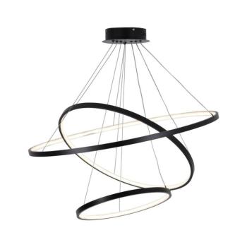 LED Csillár zsinóron LEA LED/60W/230V 4000K átm. 80 cm fekete 330024 kép