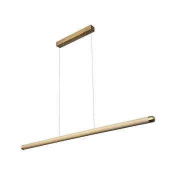 LED Csillár zsinóron LED/22W/230V 4000K 120 cm kőris/tömör fa WRL0521 kép