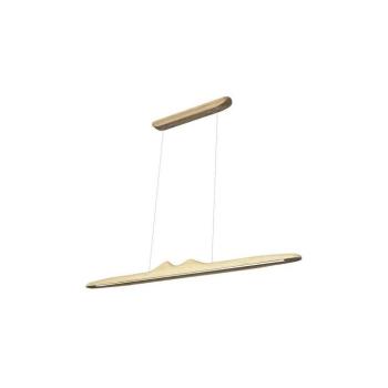 LED Csillár zsinóron LED/22W/230V 4000K 120 cm kőris/tömör fa WRL0921 kép
