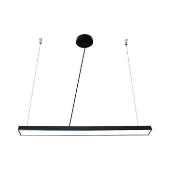 LED Csillár zsinóron LED/32W/230V 4000K átm. 120 cm fekete LCL7021-H kép