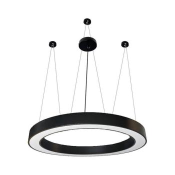 LED Csillár zsinóron LED/60W/230V 4000K átm. 120 cm fekete LCL7424-H kép