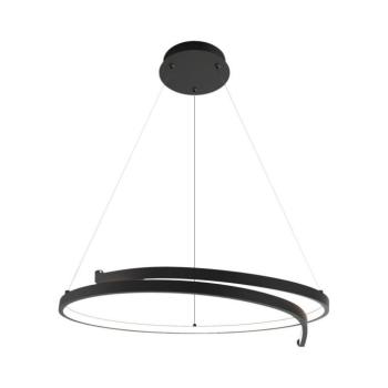 LED Csillár zsinóron LORENZO LED/35W/230V fekete ML1583 kép