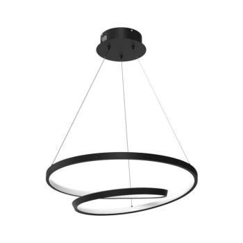 LED Csillár zsinóron LUCERO LED/48W/230V fekete ML7948 kép