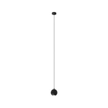 LED Csillár zsinóron MIDWAY 1xGU10/4,8W/230V fekete W-KMD 1804/1 BK-B kép