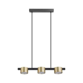 LED Csillár zsinóron MIRELLA 3xGX53/6W/230V arany/fekete 327321 kép