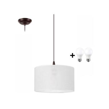 LED Csillár zsinóron NOEL 1xE27/60W/230V fehér LM-1.163/BIAŁY kép