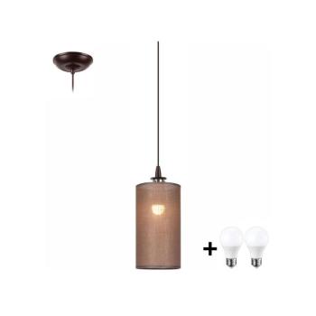 LED Csillár zsinóron NOEL MINI 1xE27/60W/230V barna LM-1.164/BRĄZ kép