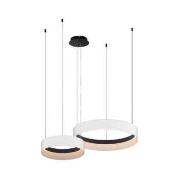 LED Csillár zsinóron ORBITA LED/72W/230V fehér/fekete ML1187 kép